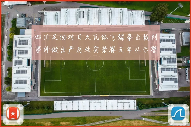 四川足协对日火瓦体飞踹拳击裁判事件做出严厉处罚禁赛五年以示警戒